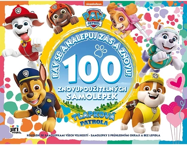PAW Patrol Reusable Stickers with Colorful Backgrounds