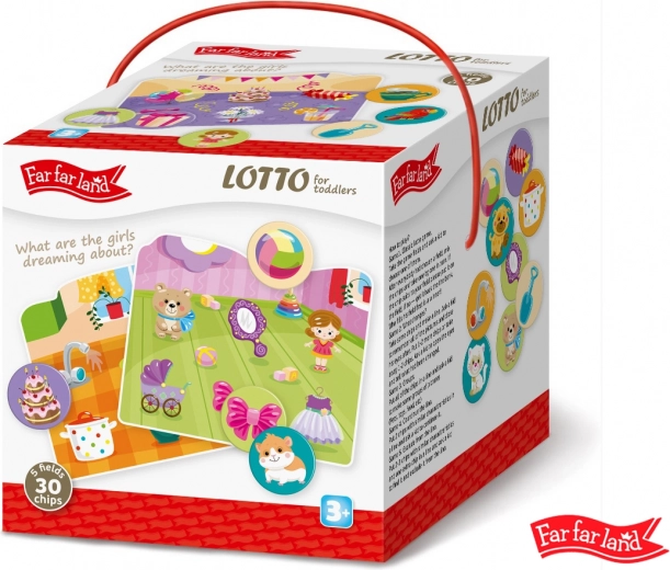 Far Far Land Lotto за момичета