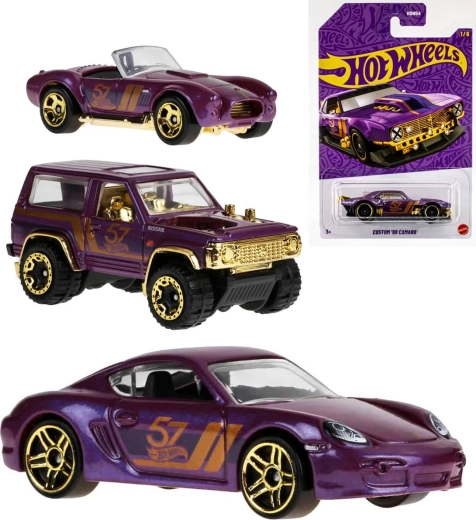 Mattel Hot Wheels количка 57th Anniversary Purple and Gold Series 1:64 - 1 бр.
