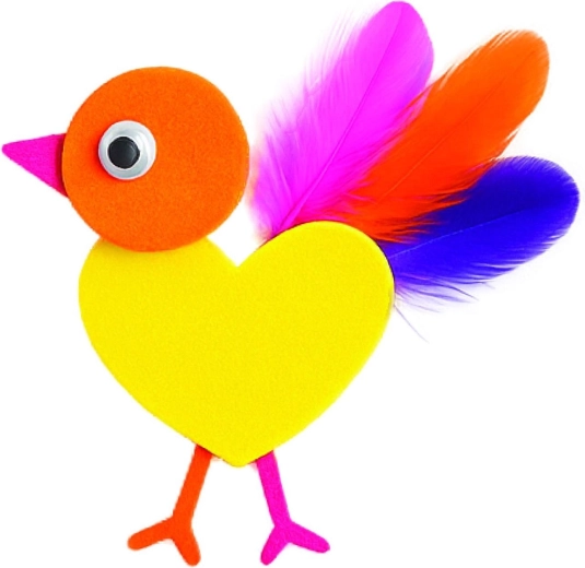 Весели животни от пяна и пера