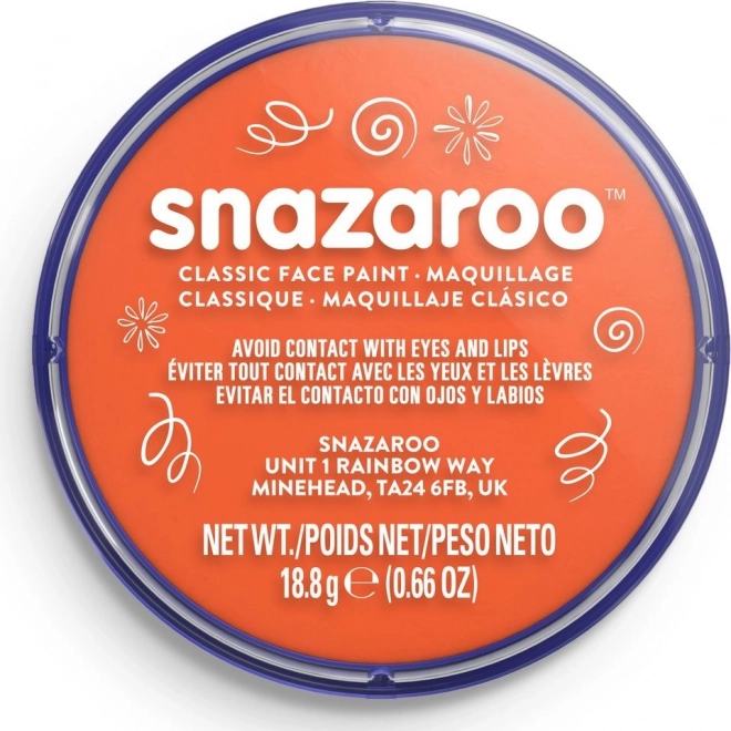 Snazaroo orange face paint 18 ml