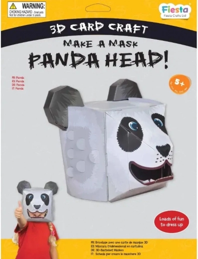 Fiesta Crafts Creative Kit 3D Panda Mask