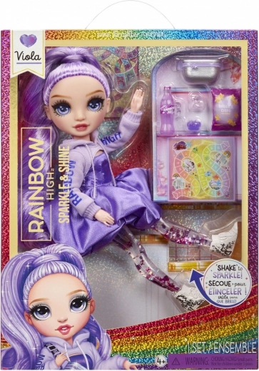 Кукла Rainbow High Sparkle & Shine Viola с лилава коса