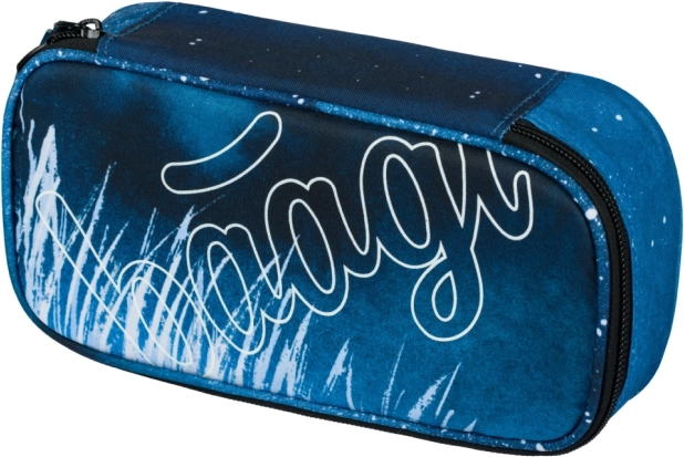 School pencil case etui BAAGL Skate Steel
