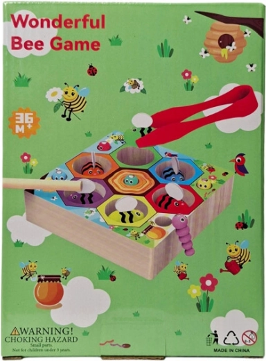 Wooden Game Little Bees – skill game Wonderful Bee Game