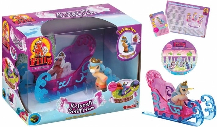 Filly Ice Unicorn магическа шейна с еднорог