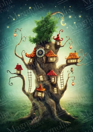 Magic Treehouse Puzzle 1000 Pieces