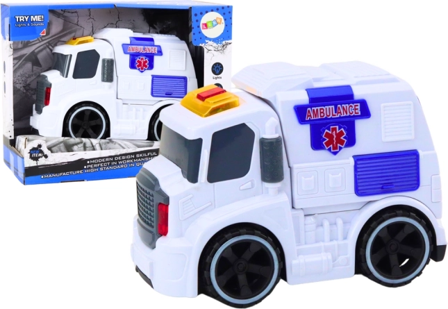 Firefighter ambulance with lights and sounds for children