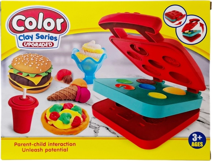 Modeling clay set for making fast food snacks - 1 piece