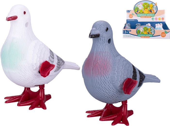 Jumping pigeon 11 cm – mechanical wind-up toy
