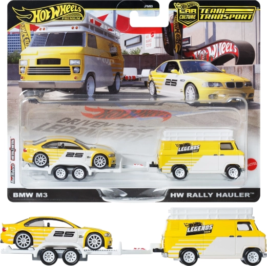 Hot Wheels Premium Team Transport Rally Hauler с BMW M3 E46 1:64