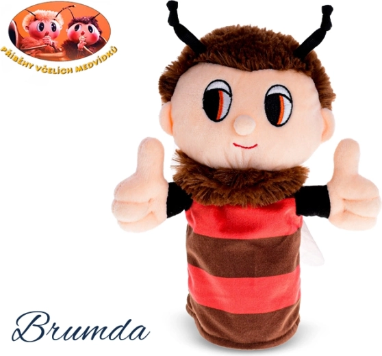 Plush hand puppet Brumda Bee Bears Stories 24 cm - 1 piece