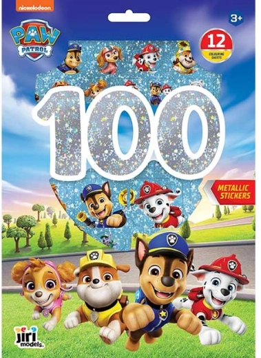 Metallic Stickers and Coloring Sheets – PAW Patrol (100 pcs)