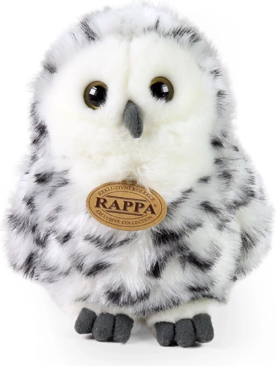 Rappa Brindled Plush Owl 17 cm Eco-friendly