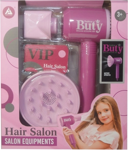 Kids hairdressing set with hair dryer with diffuser - 1 piece