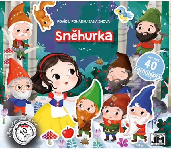 Tell the Fairy Tale Snow White – Interactive Sticker Book