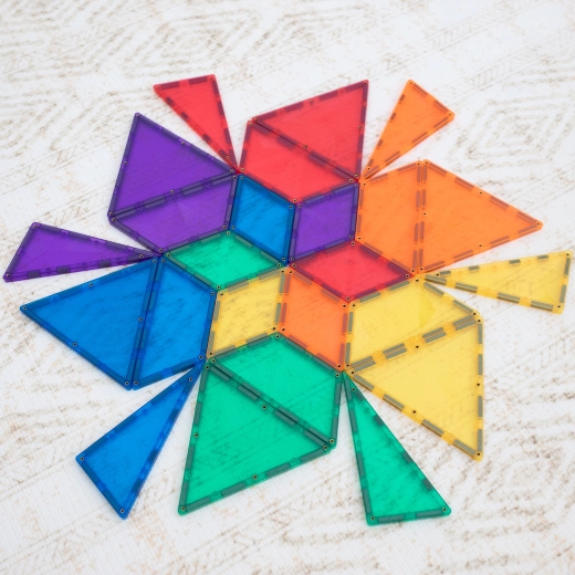 CONNETIX Rainbow Shape Expansion Pack – магнитен конструктор, 36 части