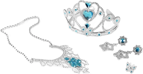 Winter Princess Set with Accessories – Blue