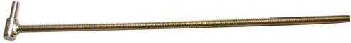 Hinge pin with nut – yellow zinc plated