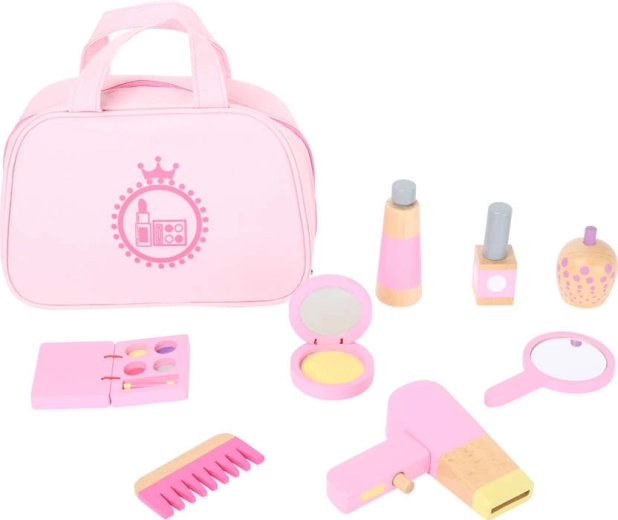 Practical pink makeup bag