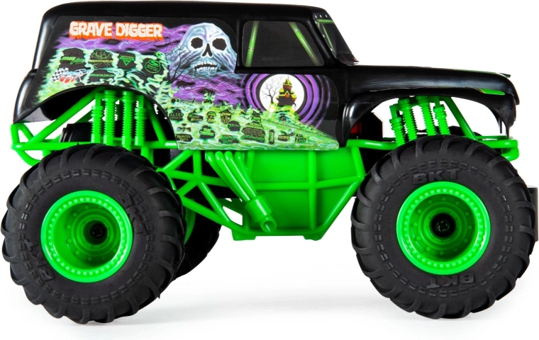 Мощен външен вид и автентични детайли на GRAVE DIGGER
