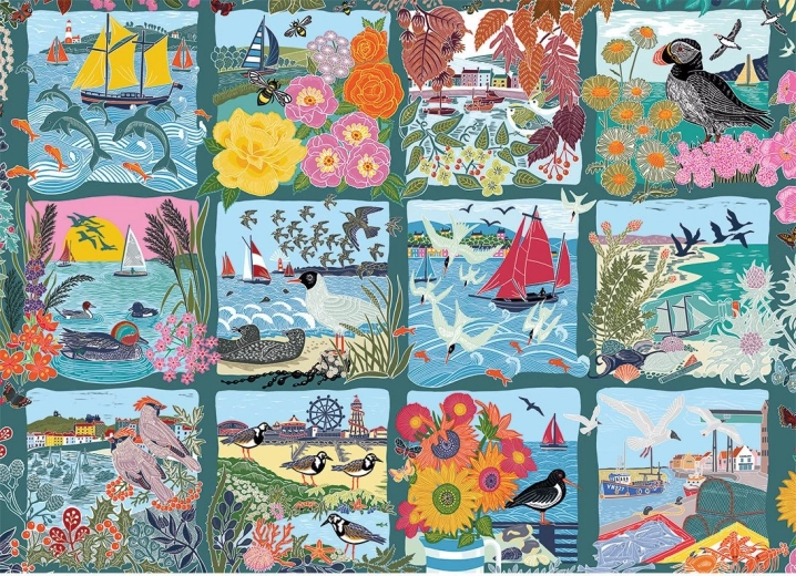 Puzzle Coastal Calling 1000 Pieces GIBSONS