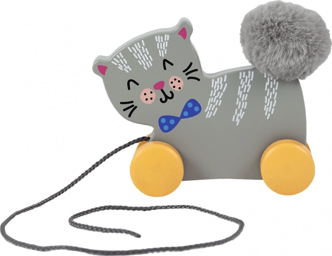 Wooden Pull-Along Kitty