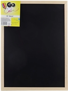 Двустранна дървена дъска за рисуване 40 × 30 см