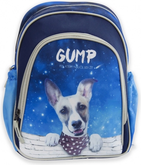 Small school backpack GUMP blue