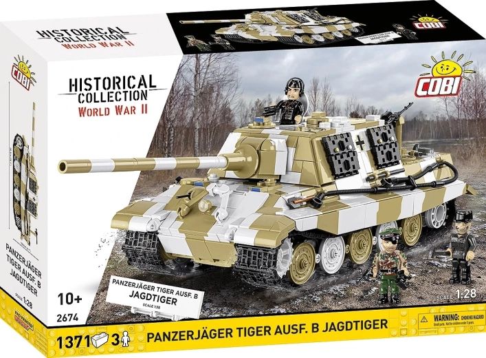 Конструктор COBI panzerjäger tiger ausf. b jagdtiger 1:28 (1371 части)
