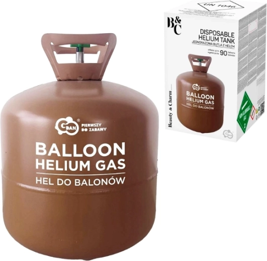 XXL Helium Tank for Inflating Up to 90 Balloons