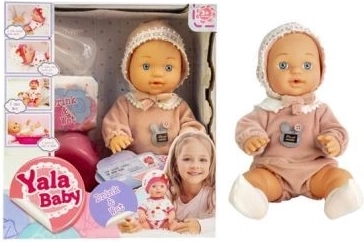Baby doll with accessories, drinks and pees - 1 piece