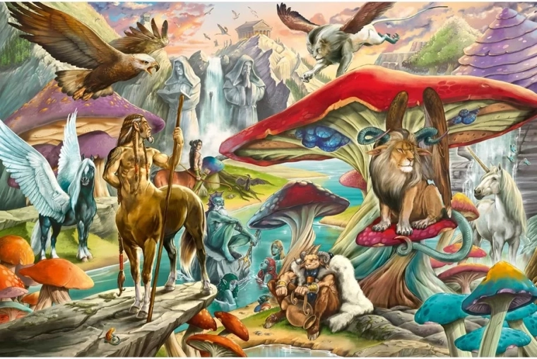 Пъзел Ravensburger „Мистичен свят“ 5000 части