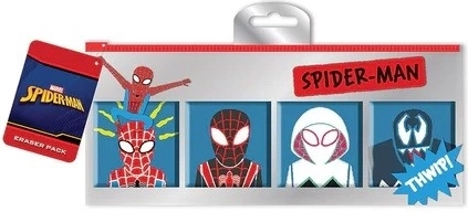 Spider-Man Eraser Set in Case (Sketch), 5 pcs
