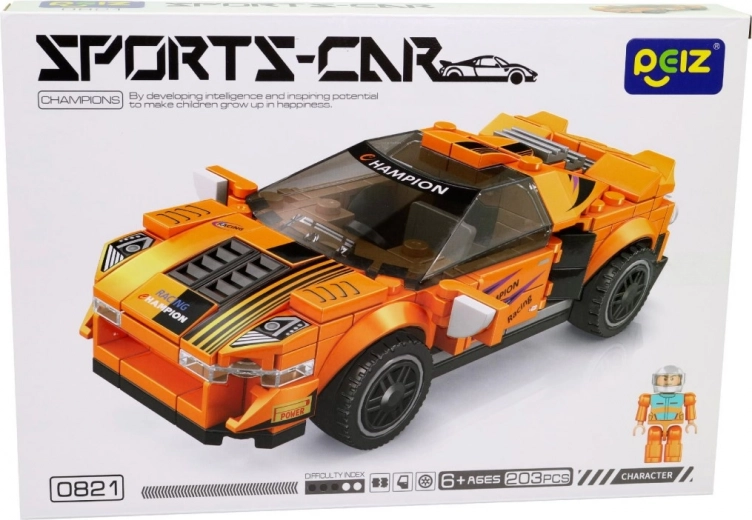 Little Mechanic – Racing Car, construction set 203 pcs