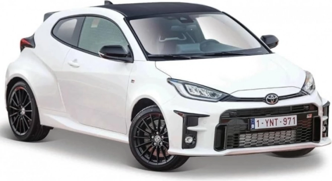 Model Toyota Yaris 2021 white 1/24