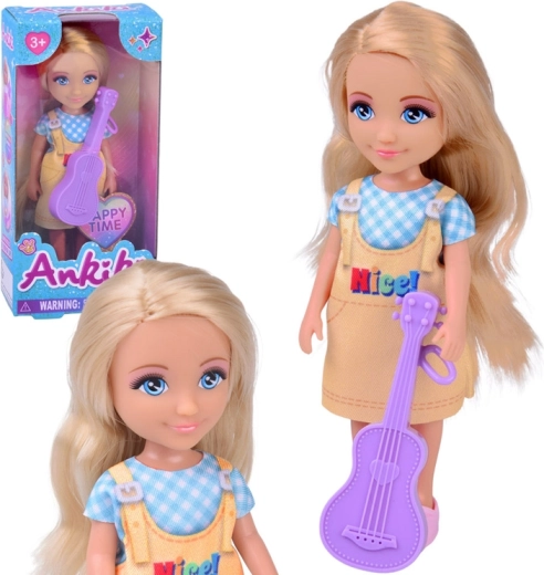 Кукла Ankiki с китара 14 см