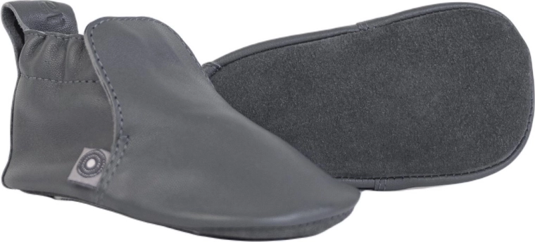Lodger Stepper gunmetal кожени пантофки 15–18 месеца