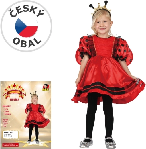 Ladybug Carnival Dress for Children 92–104 cm