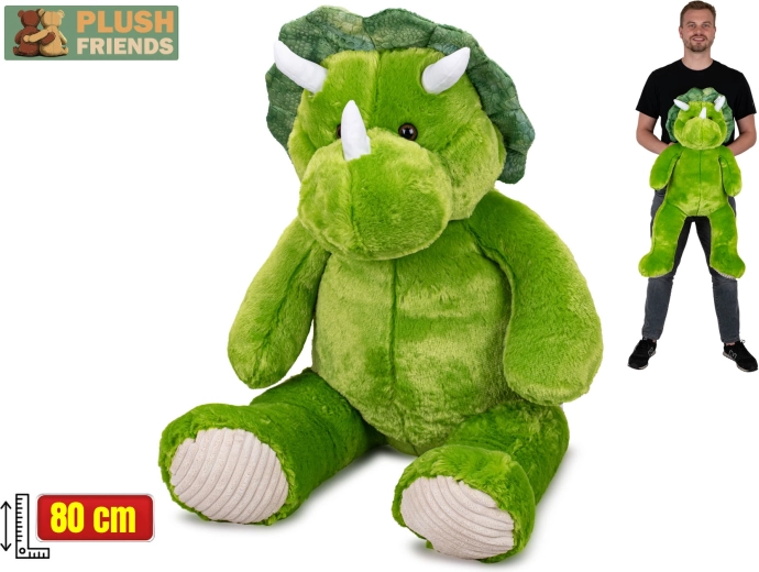 Plush Friends плюшен трицератопс 80 см