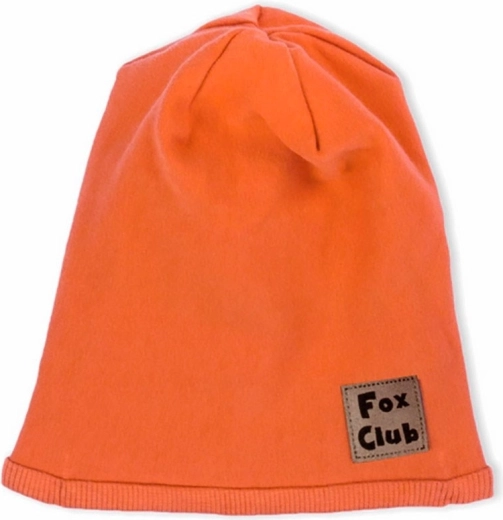 Nicol Fox Club Baby Cotton Hat Orange