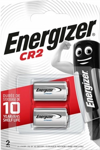 Литиева батерия CR2 3V ENERGIZER, опаковка 2 бр.