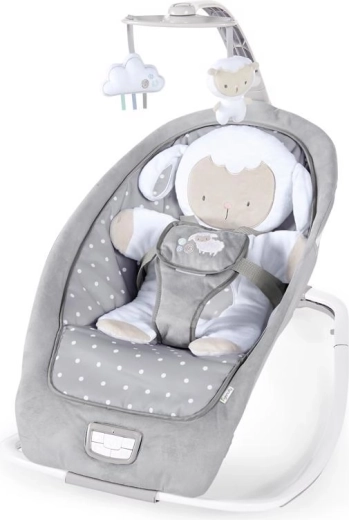 Ingenuity вибриращо бебешко люлеещо столче с мелодии Cuddle Lamb 0м+ до 18 кг