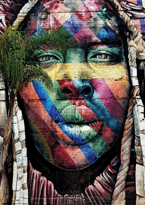 Graffiti Puzzle in São Paulo, 260 Pieces