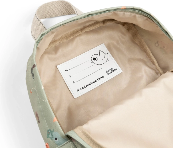 Done by Deer Tiny trails small children's backpack green 4 l