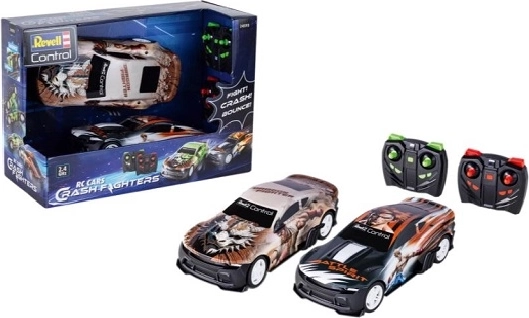 Revell RC Cars Crash Fighter – set of 2 remote-controlled cars for head-to-head battles