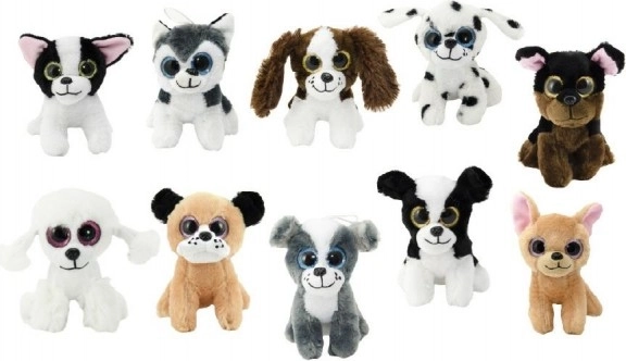 15 cm Plush Puppy with Sound – Assorted 12 Styles