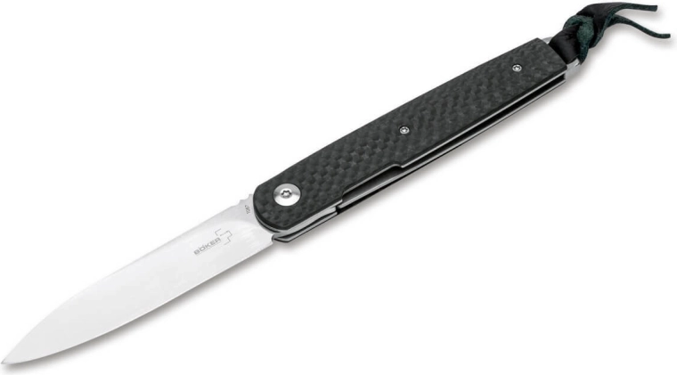 Böker Plus LRF Carbon gentleman’s pocket knife 7.8 cm