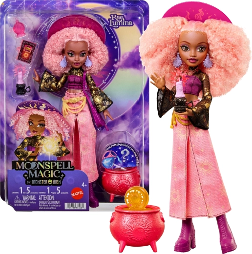 Monster High Moonspell Magic кукла Rae Lumina 26 см с аксесоари