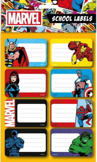 Marvel училищен комплект със стикери budget